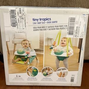 Baby seat and door jumper